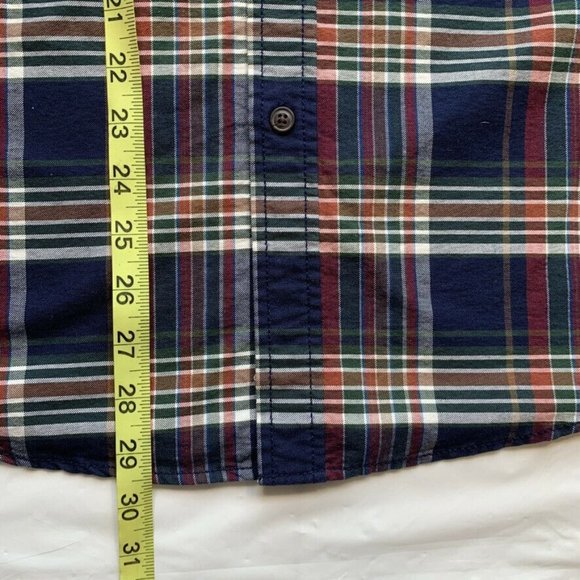 NEW US Polo Assn Plaid Button Down Shirt Long Sleeve Cotton Blend Pocket Thick M - Picture 11 of 12
